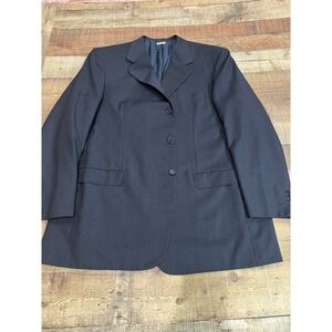 Men's Brioni Blue Wool Super 150's Blazer Made in‎ Italy(2267)